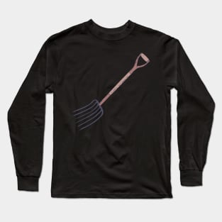 Manure - Muck Fork - Wire Rake Long Sleeve T-Shirt